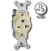 Leviton 5824 20Amp 250V Grounding Duplex Receptacle